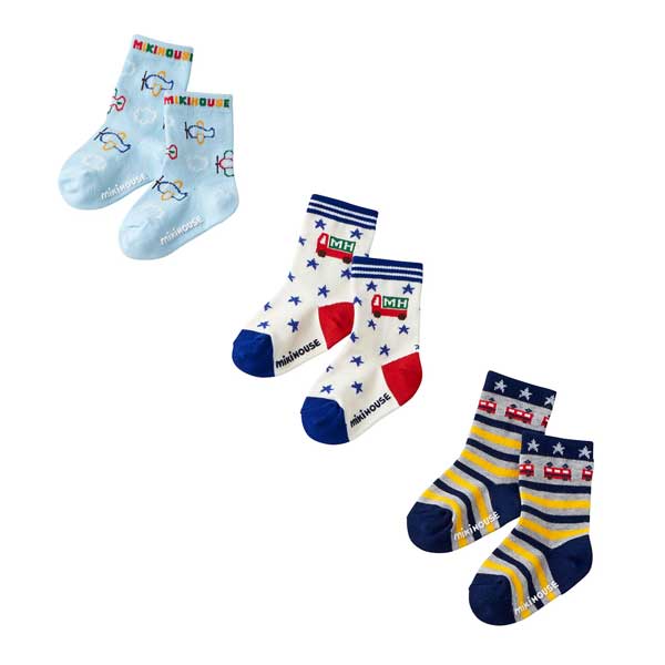 MIKI HOUSE Socks Pack MMH0311W0058 (14-9647-380/W21)